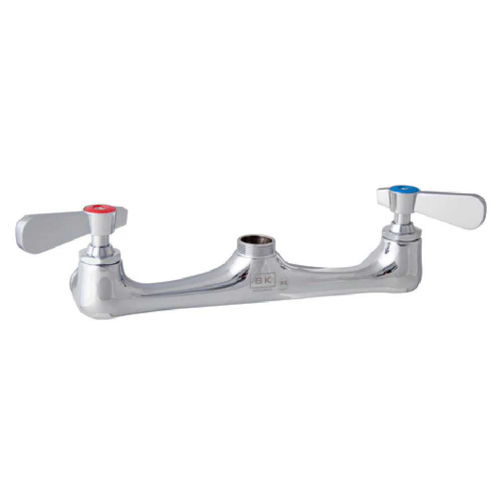 BK Resources BKF-8W-XX-G 8 Inch Backsplash Mount Standard Duty Faucet Body Lead Free Polished Chrome Finish BK Resources BKF-8W-XX-G 8 Inch Backsplash Mount Standard Duty Faucet Body Lead Free Polished Chrome Finish