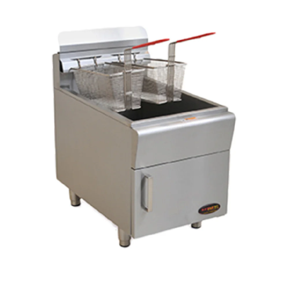 Eagle CLGF30-LP-X 17 Inch Gas Commercial Deep Fryer with Four 13250 BTU Burners