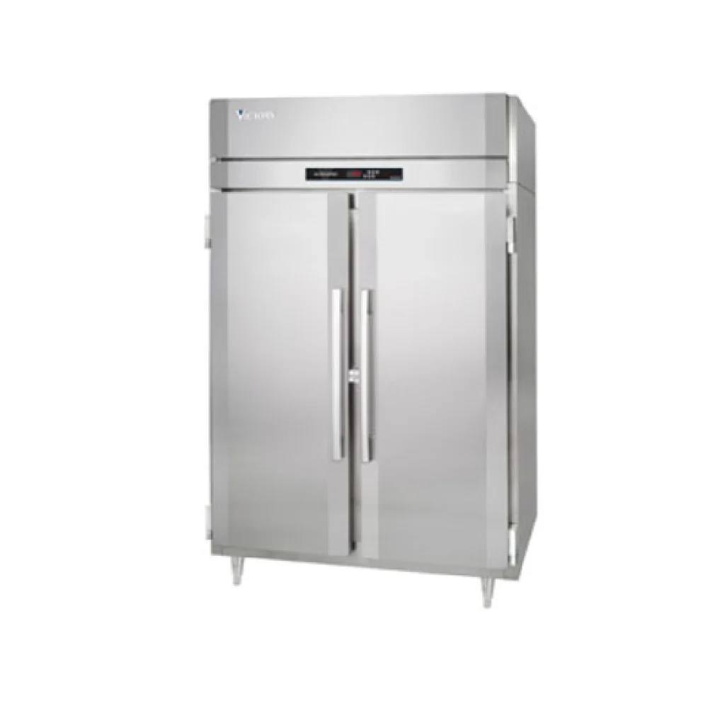 Victory HS-2D-1 52 Inch UltraSpec Series Heated Cabinet to V-Core 2 Section Stainless Steel
