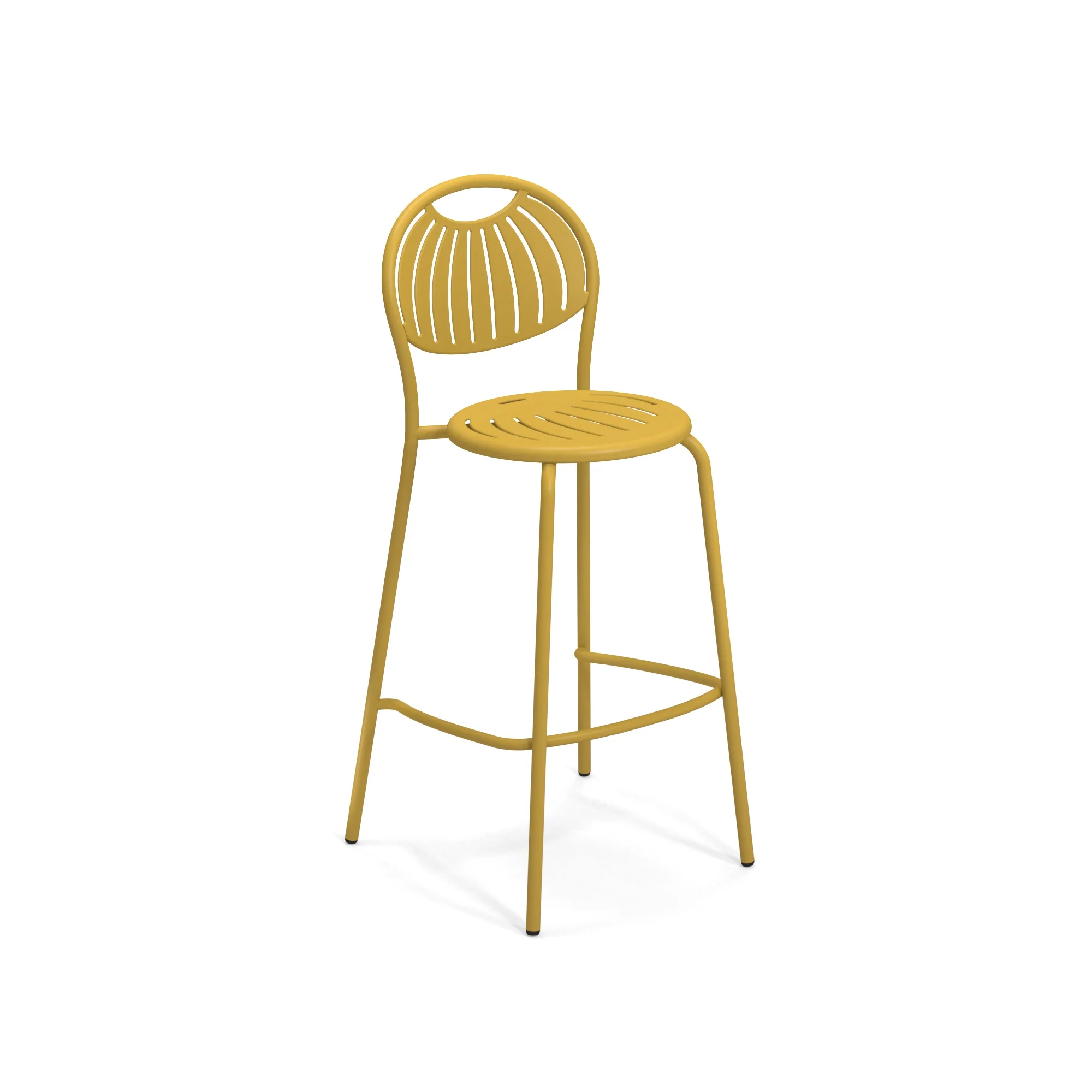 Emuamericas LLC E442-62 20 Inch Bar Stool Outdoor Stacking Steel Metal Design