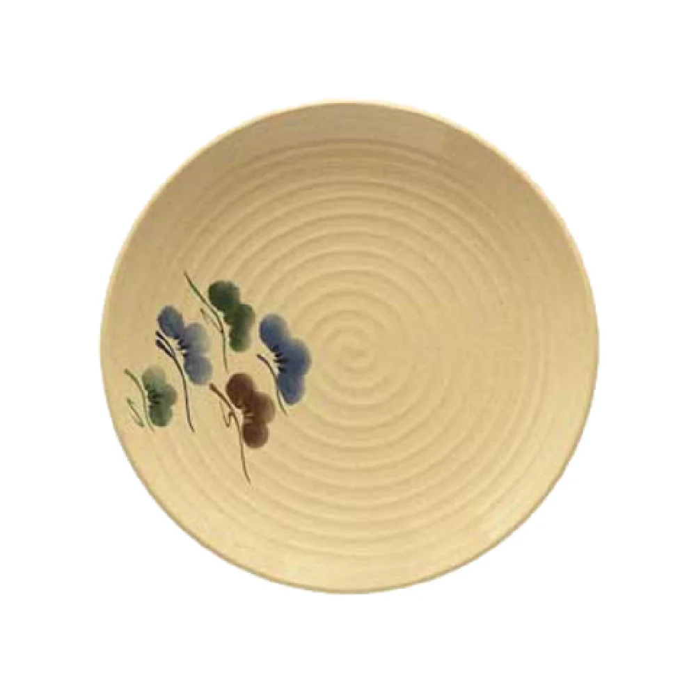 GET Enterprises 207-10-TK 10-1/2 Inch Round Plate Break Resistant Melamine