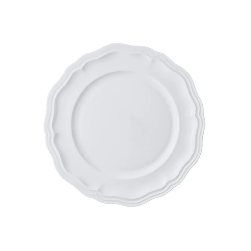 Steelite 6252FP811 10.25 Inch Rim Plate Round Porcelain with Folio Design