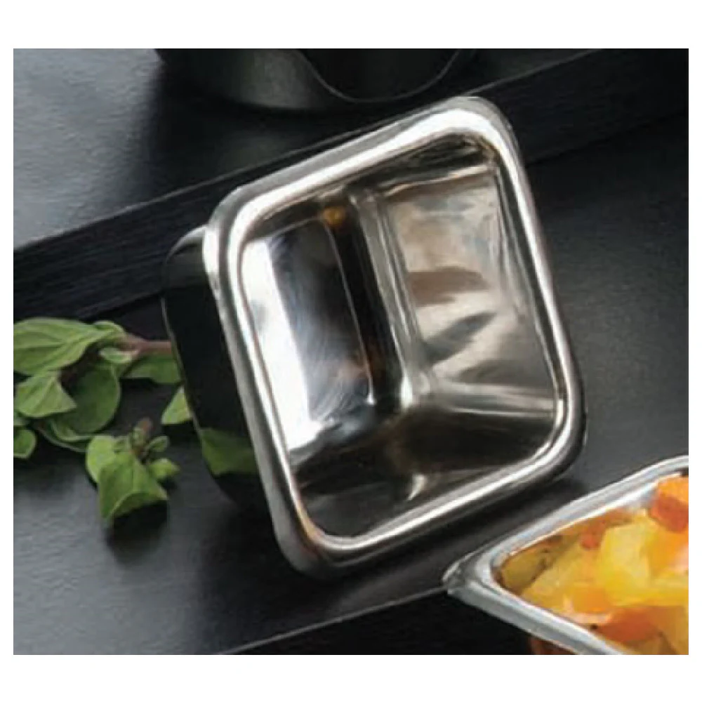 American Metalcraft SSC25 2-1/2 Oz Sauce Cup Square Stainless Steel with Durable Design