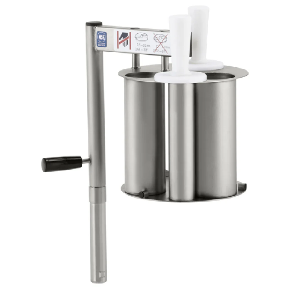 Optional 4 Stainless Steel Slicing Tube Feed Assembly Cylinders Used For FP300i, Hobart 300ITB-FEED