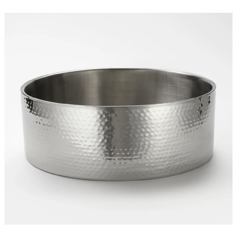 American Metalcraft DWBH16 512 Oz Double Wall Serving Bowl Stainless Steel Hammered Finish