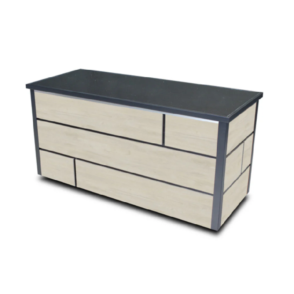 Forbes Industries F30-5172 72 Inch Live Action Buffet Station Body Only with Terrazzo Countertop