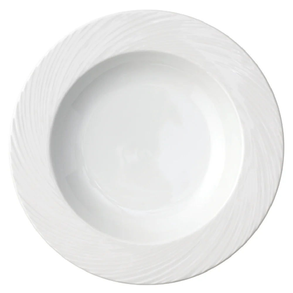 Arc Cardinal FK770 12 Oz Soup Plate High Alumina Porcelain Round 8.75 Inch