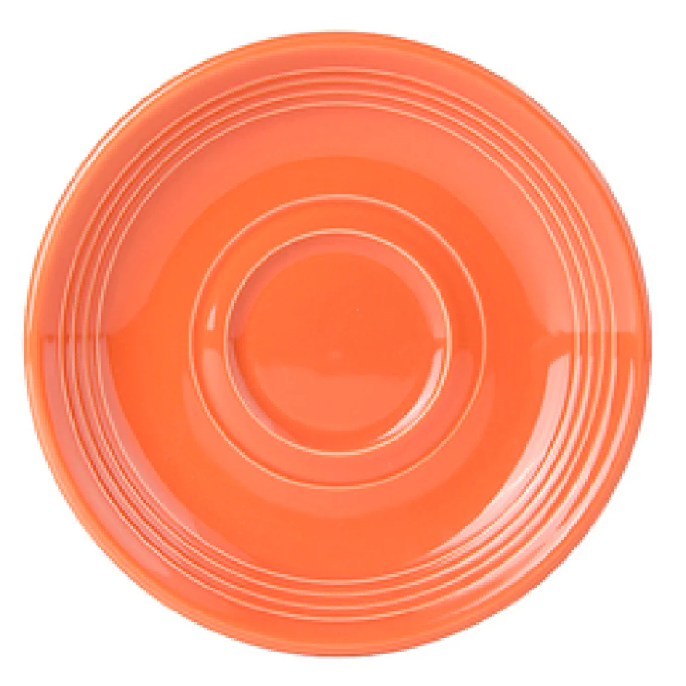 Tuxton CPE-060 6 Inch Diameter Round Saucer Vitrified Ceramic Lead-Free