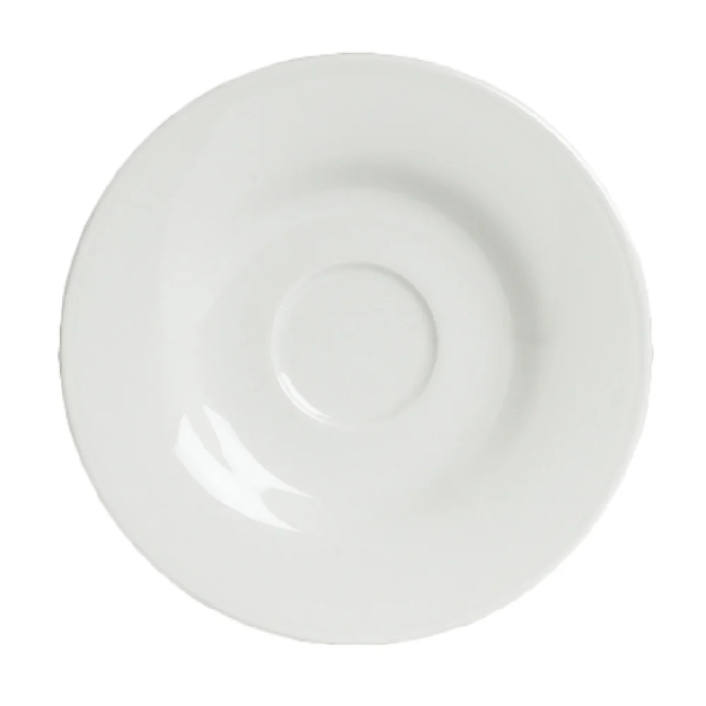 Steelite 6306P773 7.125 Inch Round Breakfast Cup Saucer Porcelain Blue-White Steelite 6306P773 7.125 Inch Round Breakfast Cup Saucer Porcelain Blue-White
