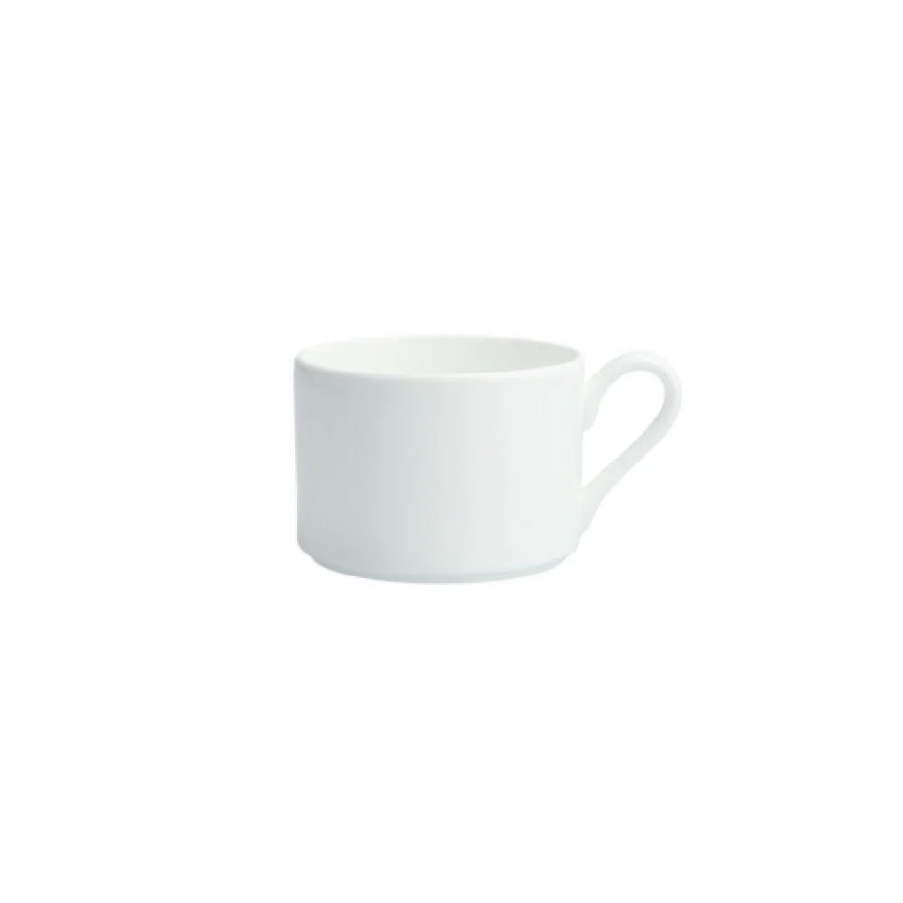 Fortessa HBW-00-409 8.5 Oz Can Cup Dishwasher Safe Bone China White