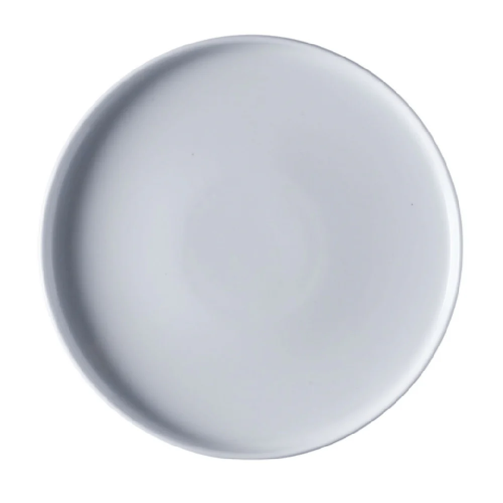 GET Enterprises PA1101992812 11 Inch Round Plate Porcelain Narrow Rim Rolled Edge GET Enterprises PA1101992812 11 Inch Round Plate Porcelain Narrow Rim Rolled Edge
