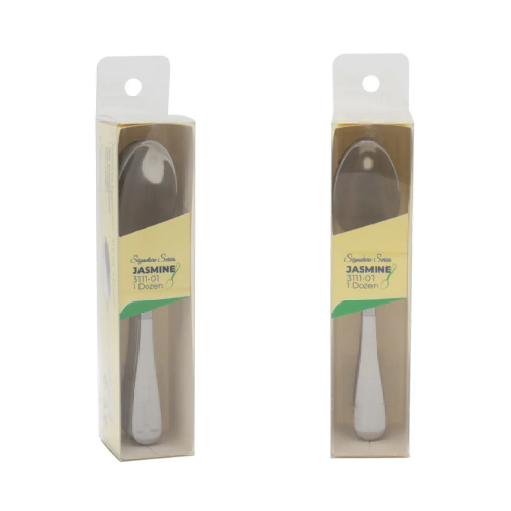 CAC China 3111-01 6 Inch Jasmine CPK Teaspoon Heavy Duty 18/0 Stainless Steel CAC China 3111-01 6 Inch Jasmine CPK Teaspoon Heavy Duty 18/0 Stainless Steel