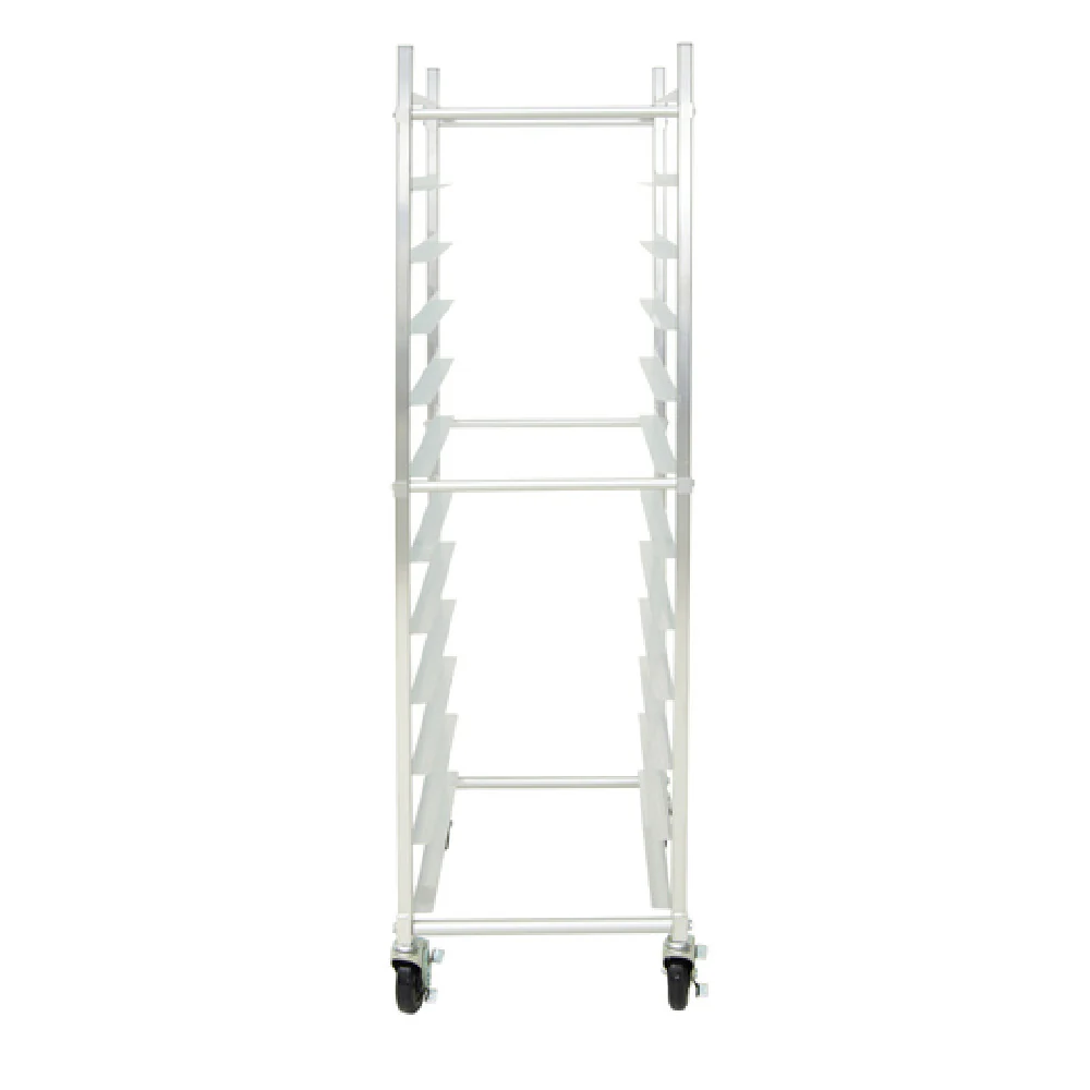 Hubert 57494 HUBERT® Aluminum 12 Pan End Load Bun Pan Rack 26 1/2