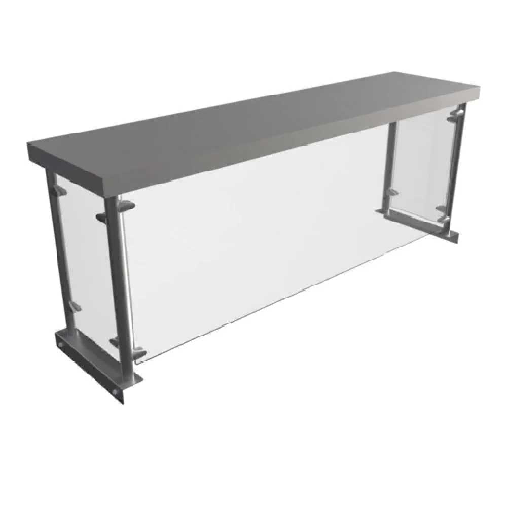 BK Resources SG-FCS-48 48 Inch Sneeze Guard for Steam Tables Stainless Steel with Glass Panels BK Resources SG-FCS-48 48 Inch Sneeze Guard for Steam Tables Stainless Steel with Glass Panels
