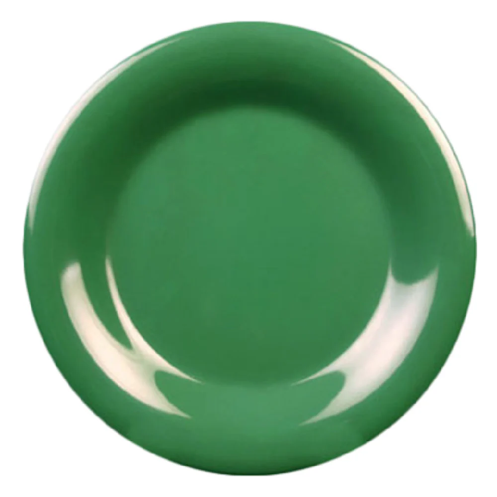 Thunder Group CR007GR 7-5/8 Inch Diameter Round Plate Break-resistant Melamine Green Thunder Group CR007GR 7-5/8 Inch Diameter Round Plate Break-resistant Melamine Green