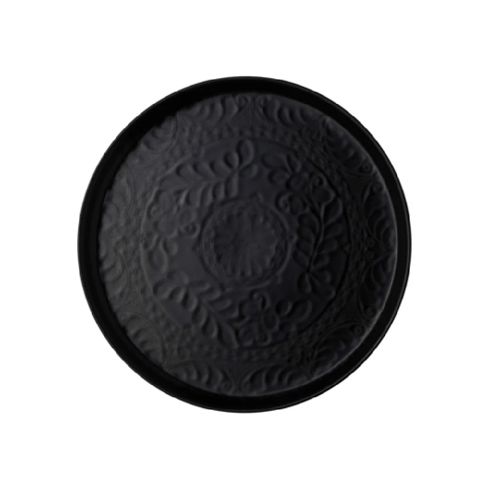 Steelite A106P802 9.0 Inch Plate Talavera Motiva Noche Alumina Vitrified Steelite A106P802 9.0 Inch Plate Talavera Motiva Noche Alumina Vitrified