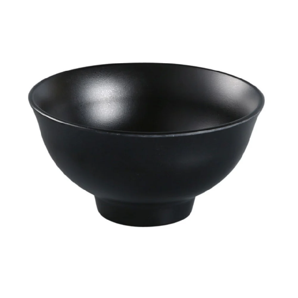 Yanco BP-3004 7 Oz Black Pearl Rice Bowl Round Asian Style Melamine 4-1/2 Inch Yanco BP-3004 7 Oz Black Pearl Rice Bowl Round Asian Style Melamine 4-1/2 Inch