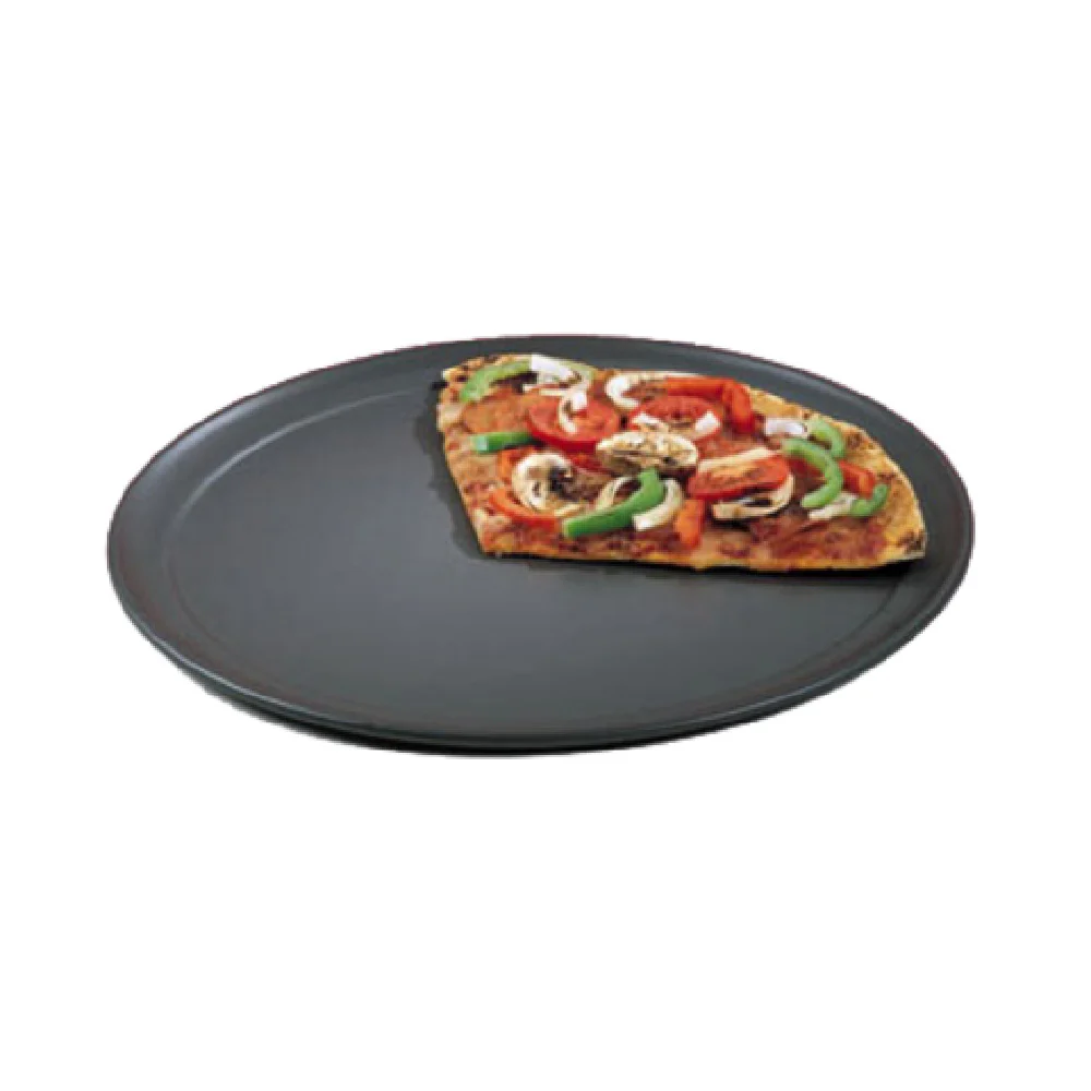 American Metalcraft HCTP9 9 Inch Diameter Pizza Pan Solid 14 Gauge Aluminum with Wide Rim
