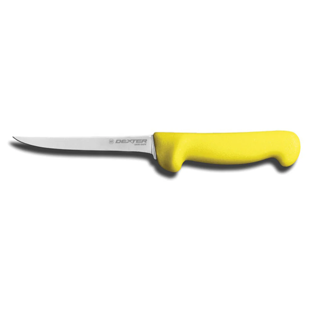 Dexter Russell C135N-5 5 Inch Narrow Boning Knife High-Carbon Stainless Steel Yellow Handle Dexter Russell C135N-5 5 Inch Narrow Boning Knife High-Carbon Stainless Steel Yellow Handle