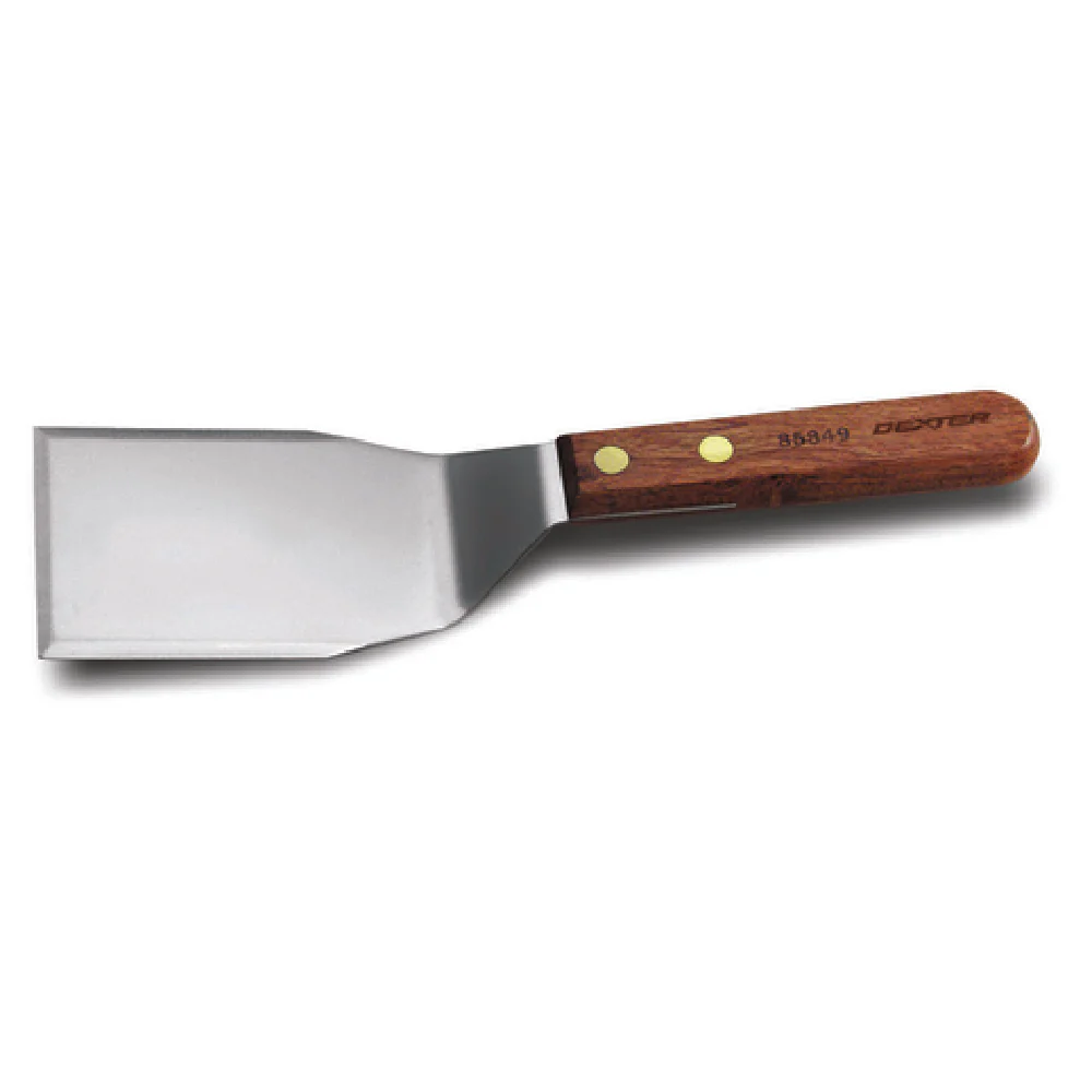 Dexter Russell 19770 4 Inch Blade Heavy Offset Steel Turners Rosewood Handle Stainless Steel
