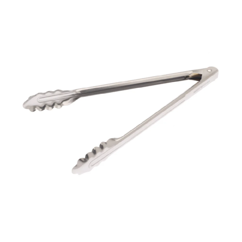 Mercer Culinary M21512 12 Inch Utility Tong Scalloped End Stainless Steel Mercer Culinary M21512 12 Inch Utility Tong Scalloped End Stainless Steel