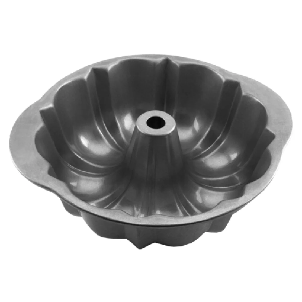 Chicago Metallic 51065 10 Inch Fluted Tube Cake Pan 96 Oz PFOA Free Coated Chicago Metallic 51065 10 Inch Fluted Tube Cake Pan 96 Oz PFOA Free Coated