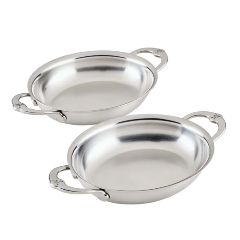 JB Prince S504 13 Oz Stainless Steel Au Gratin Pan Oval Set of 2 6.5 Inch 5.5 Inch JB Prince S504 13 Oz Stainless Steel Au Gratin Pan Oval Set of 2 6.5 Inch 5.5 Inch