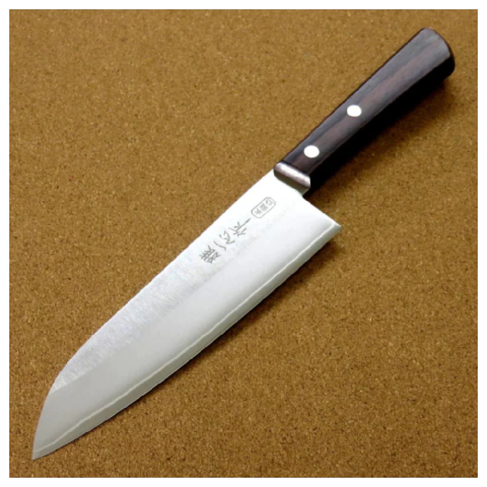 JB Prince Z503 6.6 Inch Blade Wooden Handle Santoku Knife Asian Knife