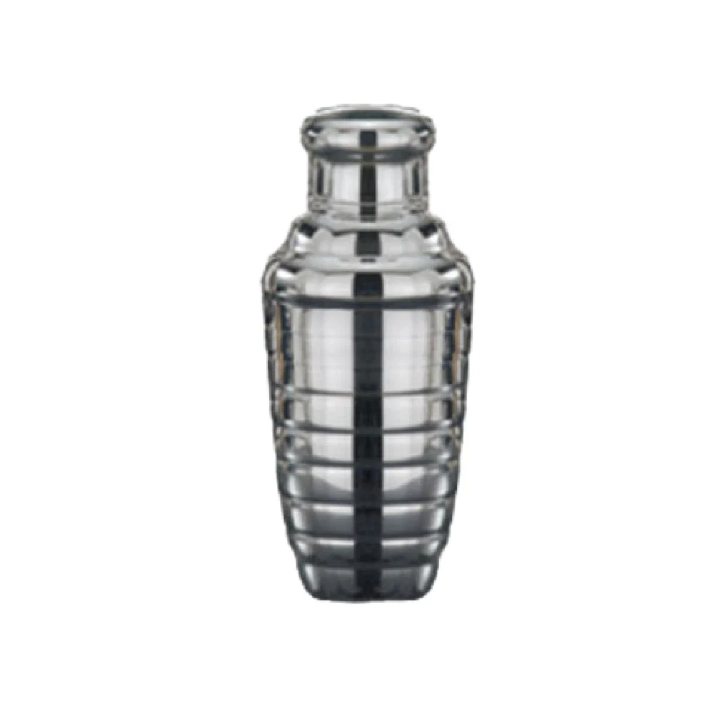 American Metalcraft BHS117 16 Oz Beehive Cocktail Shaker Stainless Steel with Strainer Top and Jigger Cap
