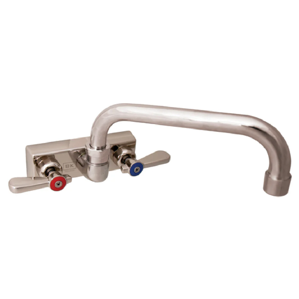 BK Resources EVO-4SM-6 Faucet 4 Inch Centers with 6 Inch Swing Spout Stainless Steel