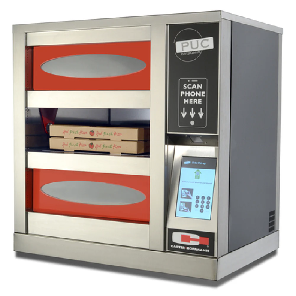 Carter Hoffmann PUCH-13-PT 36 Inch Heated Pizza Cabinet Countertop with QR Code Scanner