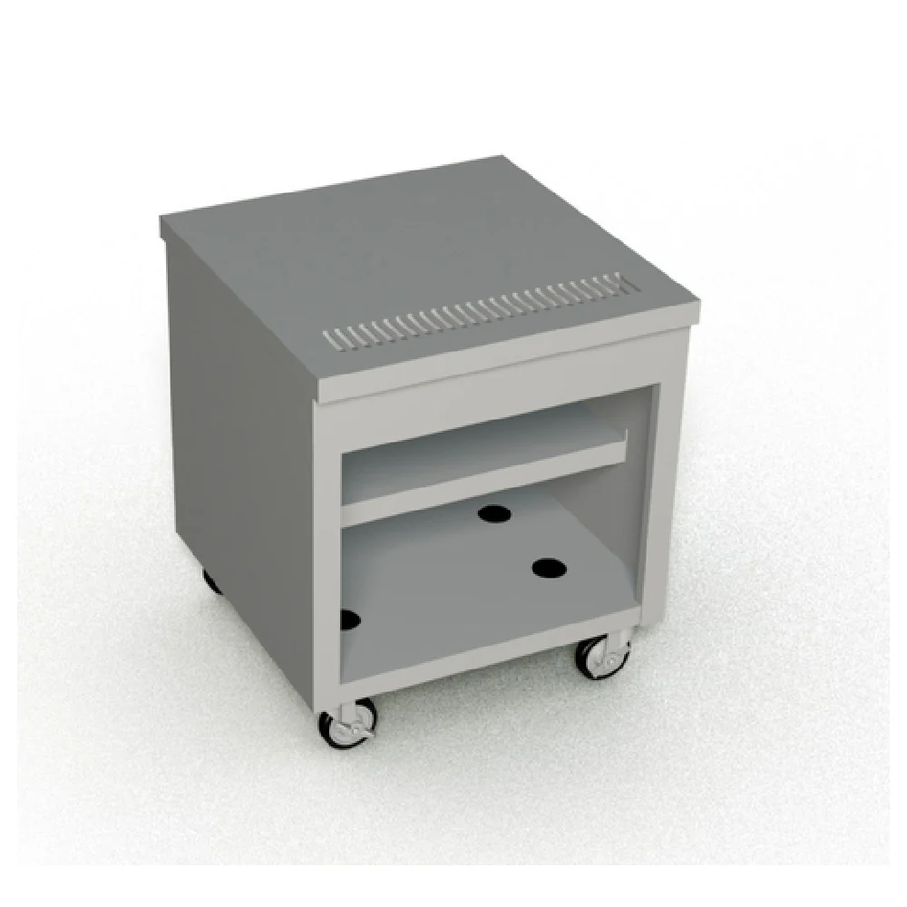 Duke TUS-32PG_217120 32 Inch Mobile Urn Stand Unit with Stainless Steel Top