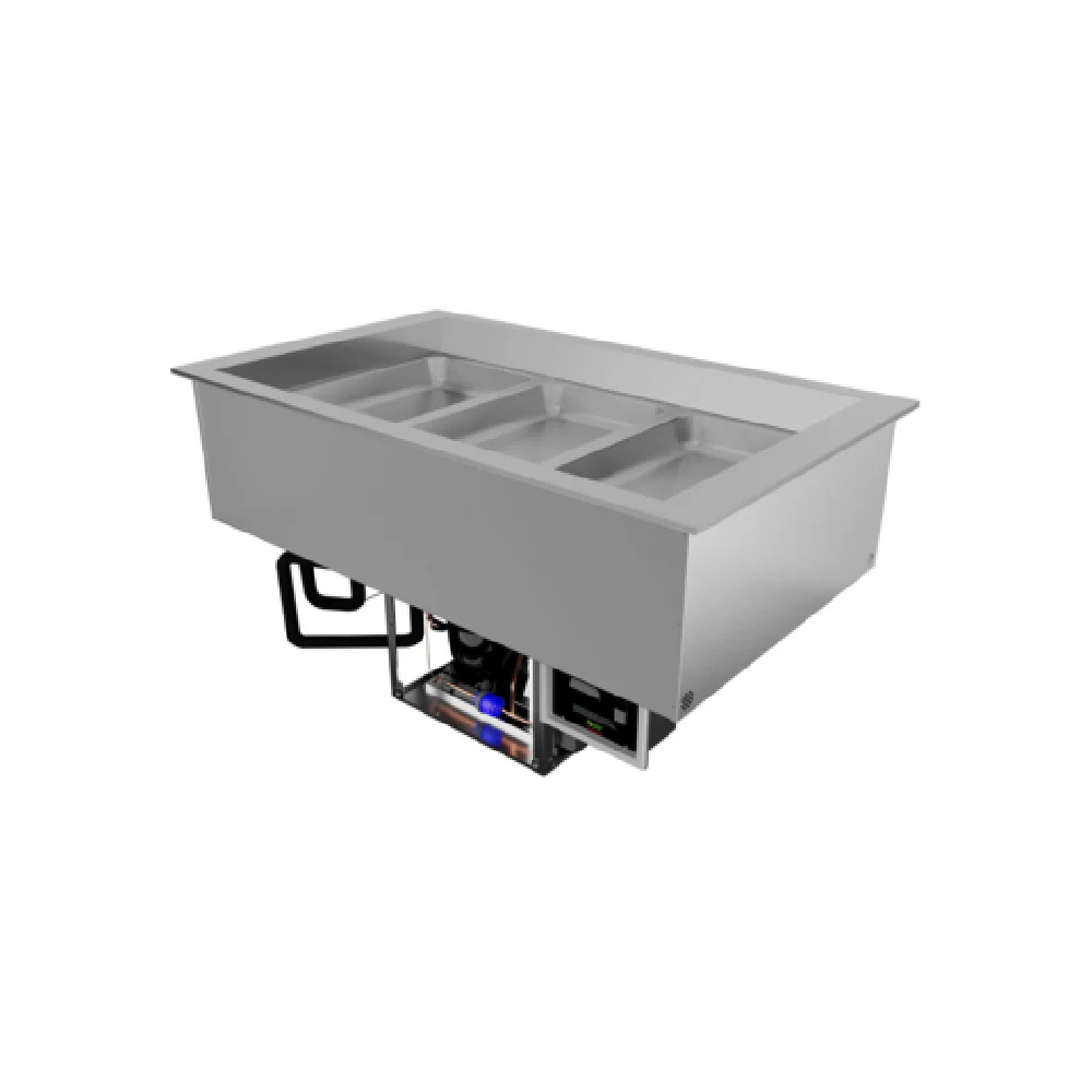 Hatco B-CWBP-3-R290 45 Inch Cold Well Unit Electric Drop-In Refrigerated with Sneeze Guard