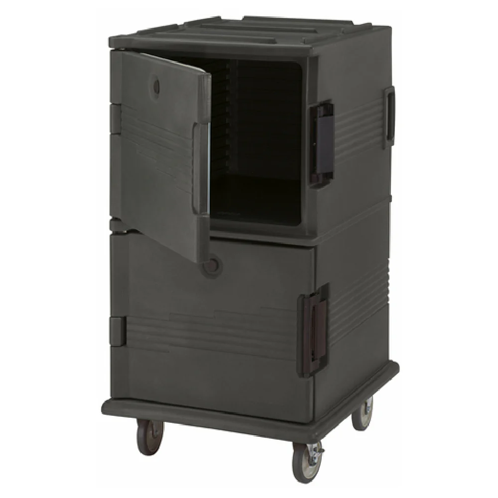 Cambro UPC1600110 29 Inch Front Loading Insulated Food Pan Carrier Black Polyethylene