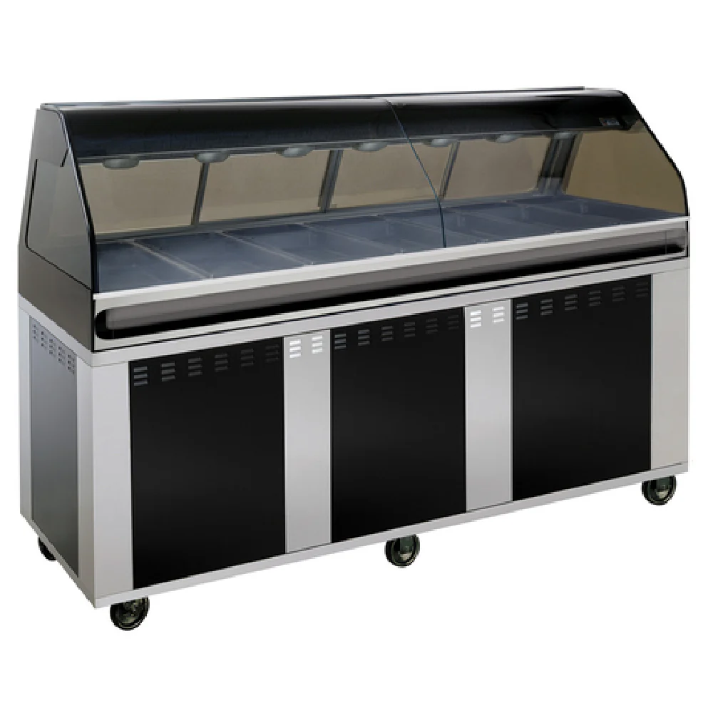 Alto Shaam EU2SYS-96/PL-C 96 Inch Hot Deli Display Case Floor Model with Stainless Steel Interior