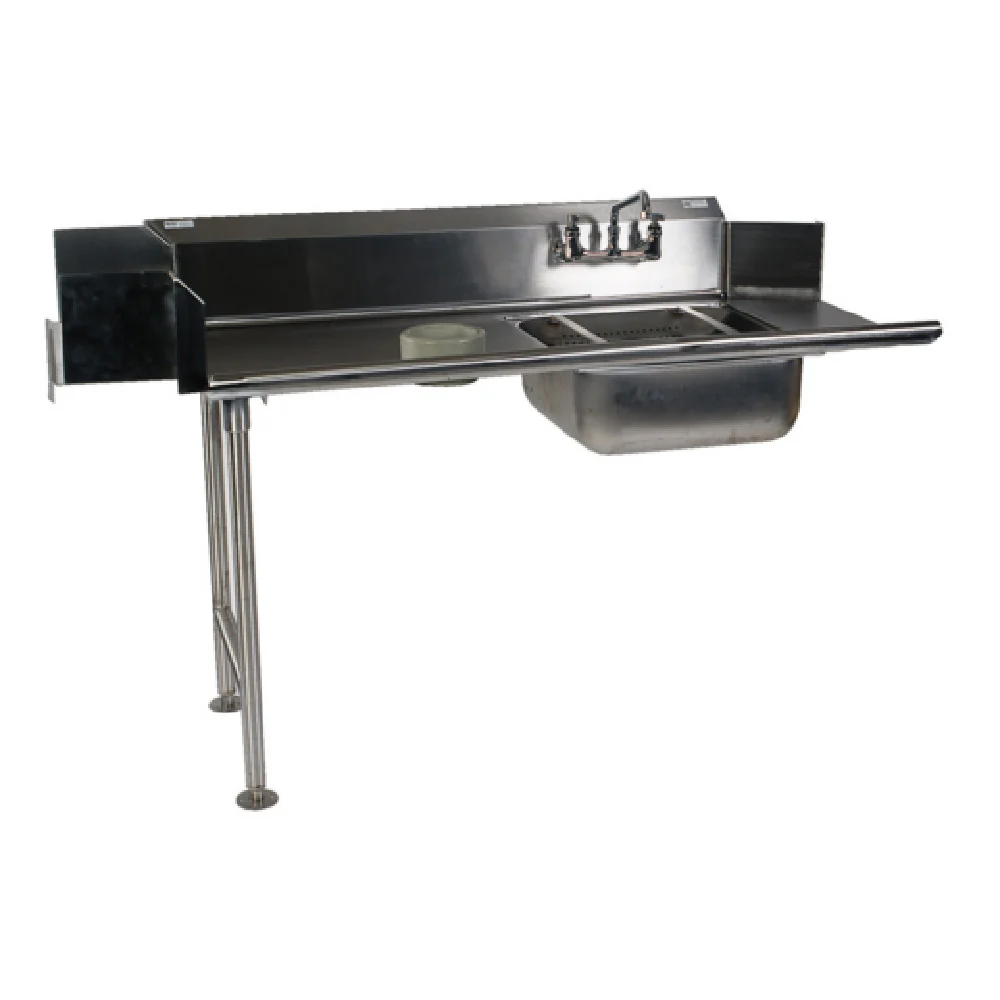 Winholt SDT-16-S-60L 60 Inch Straight Dishtable Soiled with Pre-rinse Sink