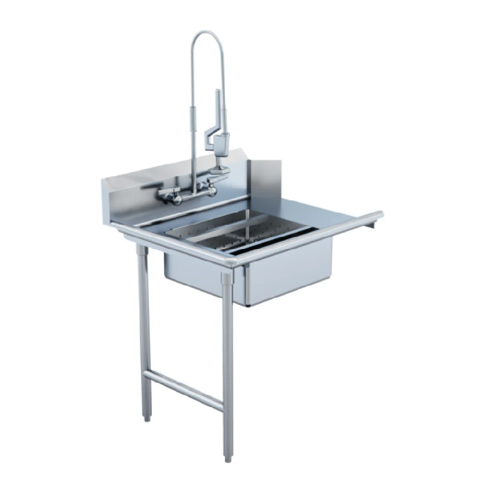 Winholt SDT-16-S-60L 60 Inch Straight Dishtable Soiled with Pre-rinse Sink Winholt SDT-16-S-60L 60 Inch Straight Dishtable Soiled with Pre-rinse Sink