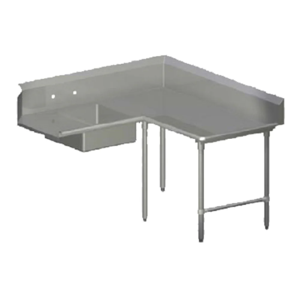 John Boos SDT4-K60120SBK-R 60 Inch Pro-Bowl Soiled Dishtable Corner Design John Boos SDT4-K60120SBK-R 60 Inch Pro-Bowl Soiled Dishtable Corner Design