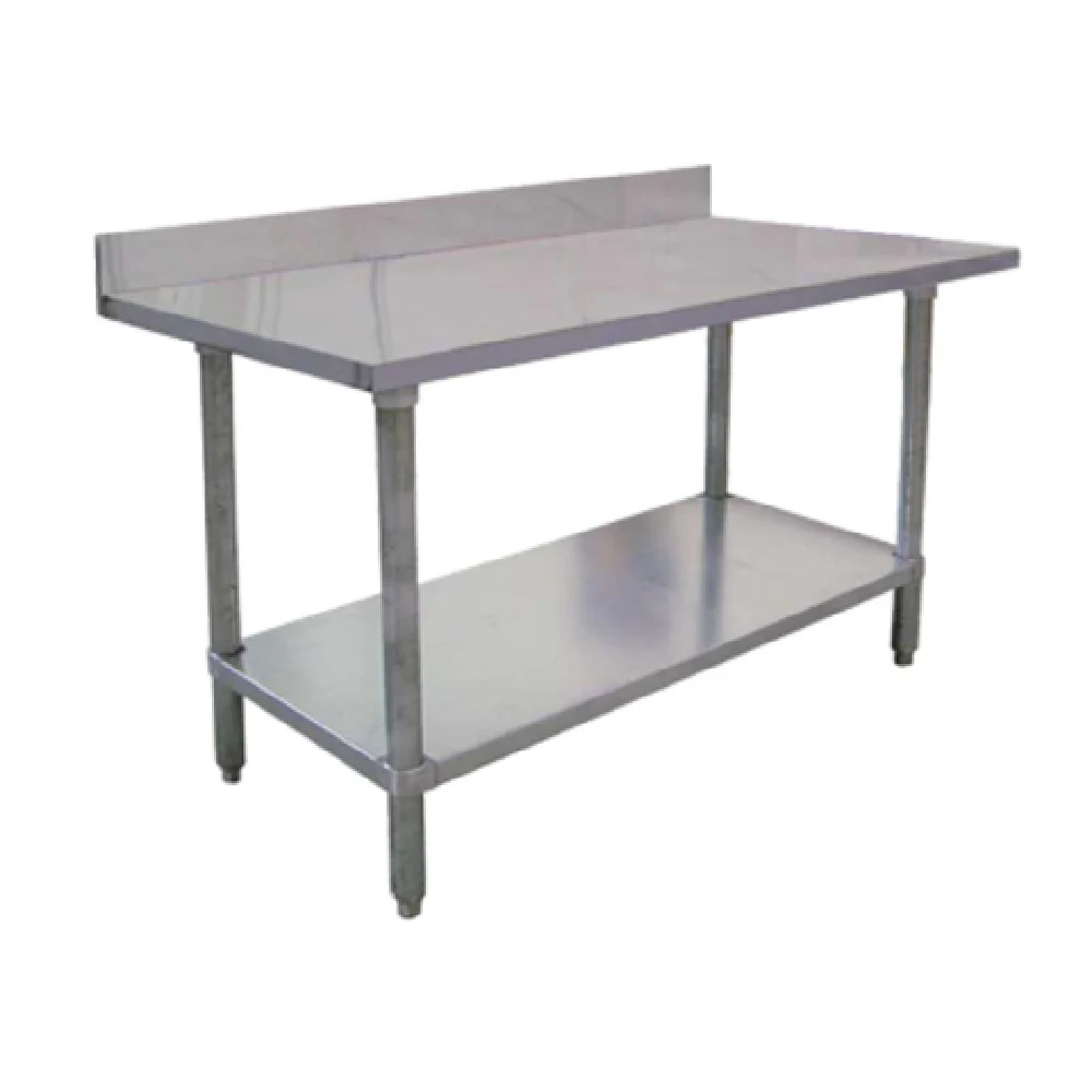 Omcan 22092 96 Inch 18 Gauge Stainless Steel Work Table with Backsplash Omcan 22092 96 Inch 18 Gauge Stainless Steel Work Table with Backsplash