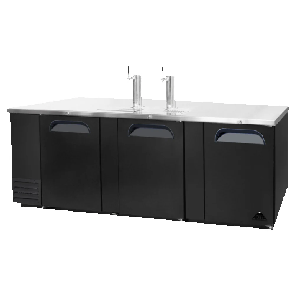 Akita ABD-95 95 Inch Draft Beer Cooler with Stainless Steel Top 4 Keg Capacity Akita ABD-95 95 Inch Draft Beer Cooler with Stainless Steel Top 4 Keg Capacity