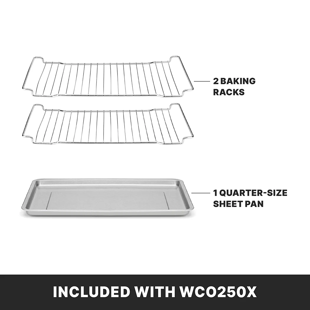 Waring WCO250XKSDI 21 Inch Electric Convection Oven Countertop with Racks Waring WCO250XKSDI 21 Inch Electric Convection Oven Countertop with Racks