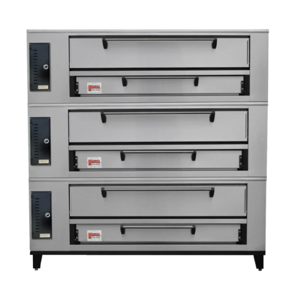 Marsal SD-866 TRIPLE 86 Inch Pizza Oven Deck Type Gas 3 Decks 390000 BTU Marsal SD-866 TRIPLE 86 Inch Pizza Oven Deck Type Gas 3 Decks 390000 BTU