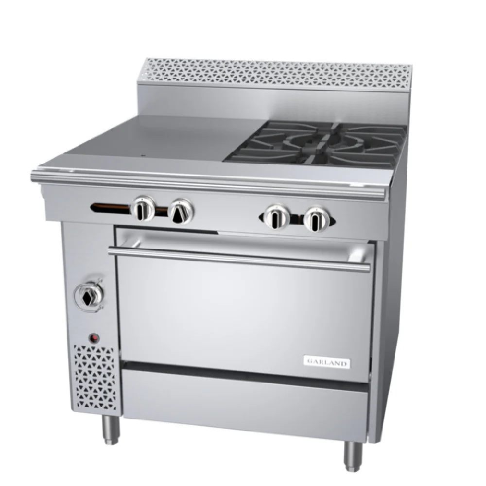 Garland C36-14R 36 Inch Heavy Duty Gas Range with Standard Oven 40,000 BTU Burners