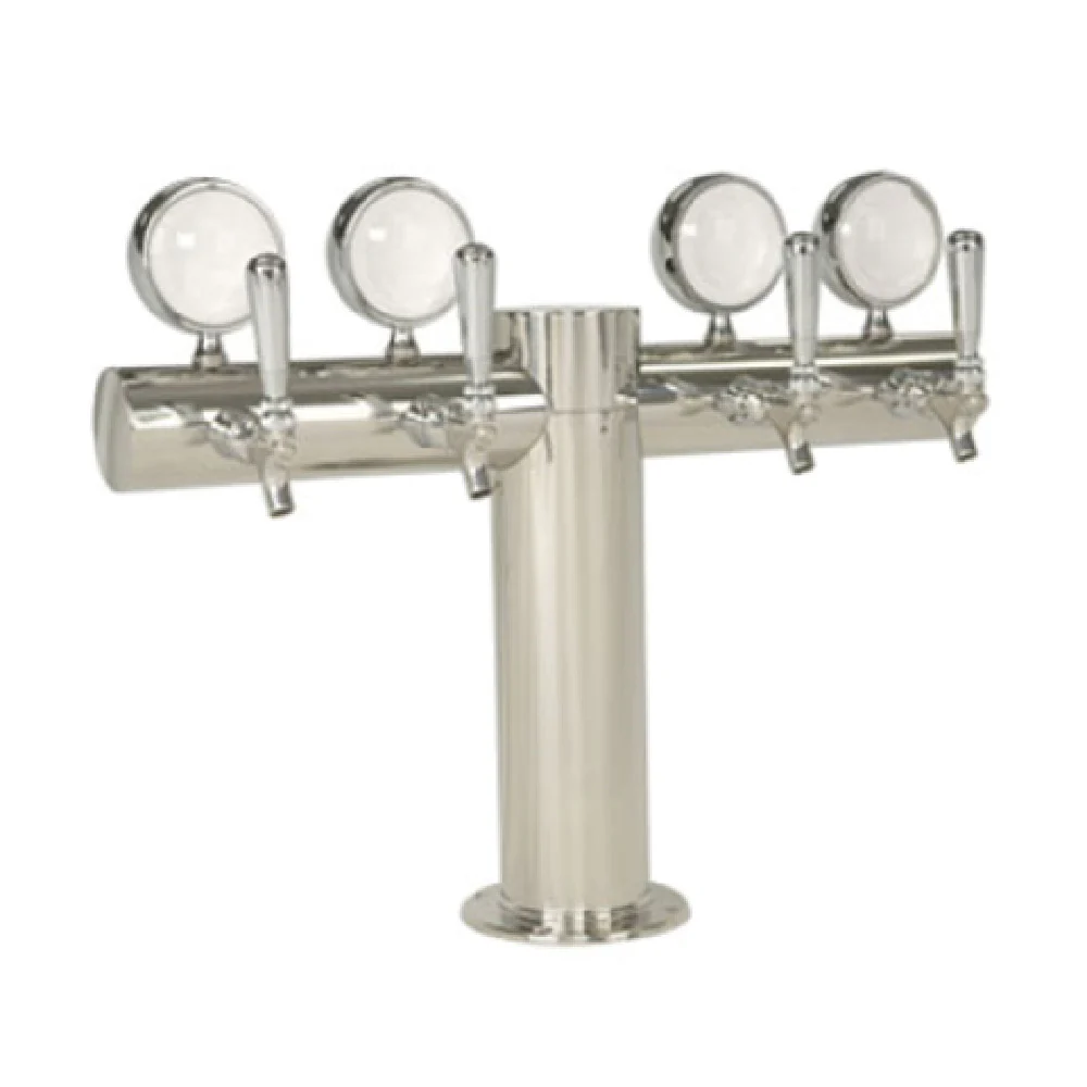Micro Matic METRO-T-4PSSKR-M 24 Inch Glycol-Cooled Countertop Draft Beer Tower