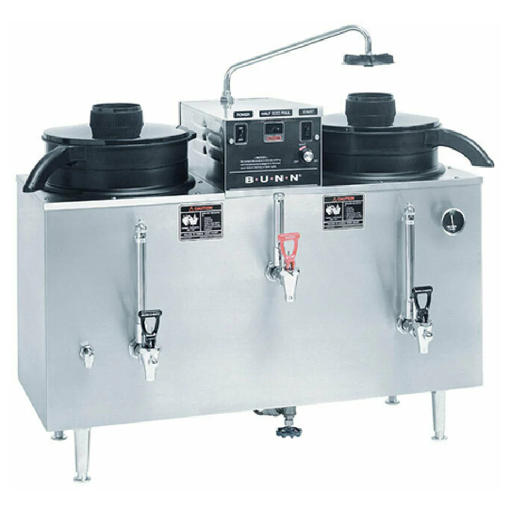 Bunn 20500.0000 34 Inch Electric Coffee Urn Automatic Dual 3 Gallon Reservoirs