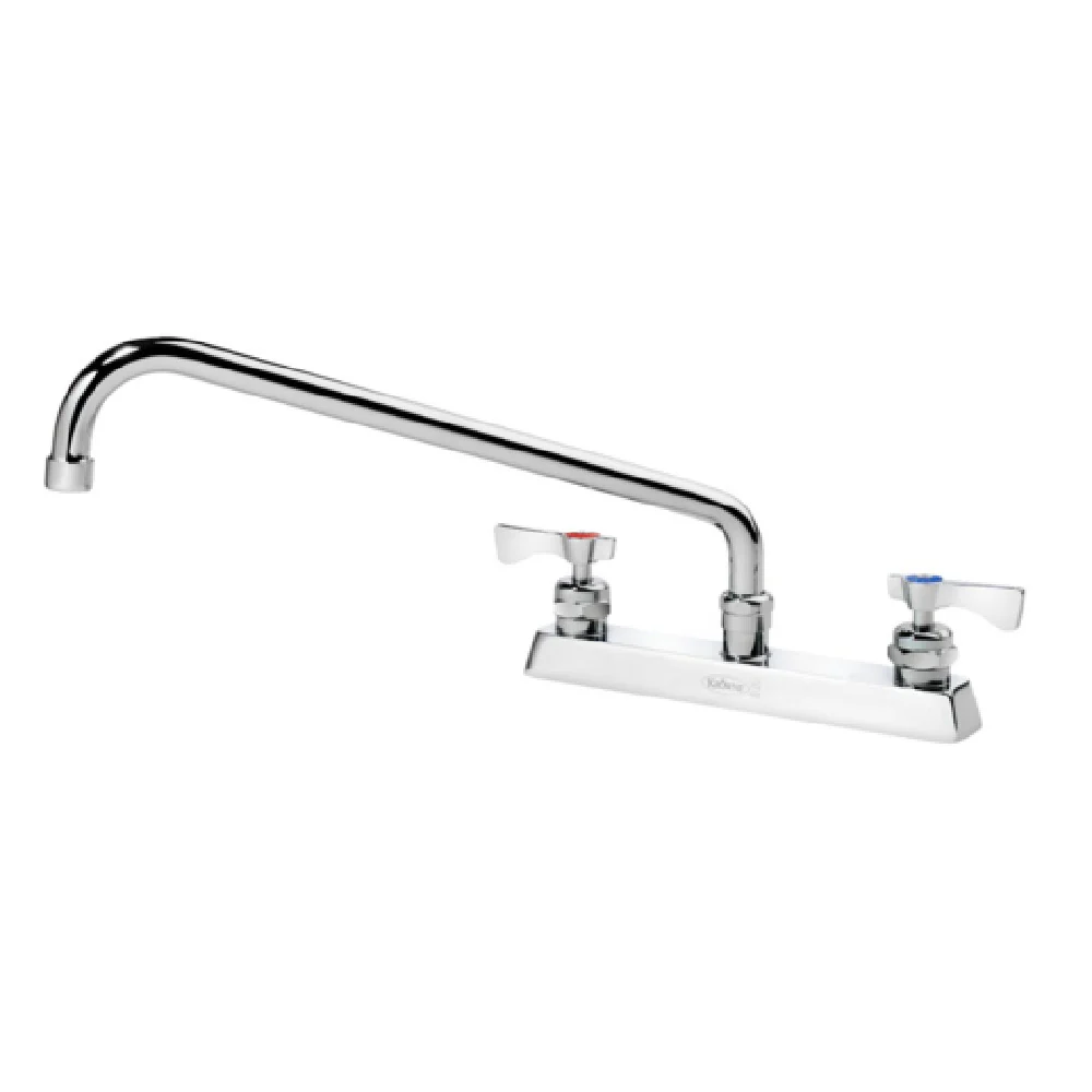 Krowne 15-514L 8 Inch Centers Deck Mount Faucet with Swing Spout and Lead Compliance