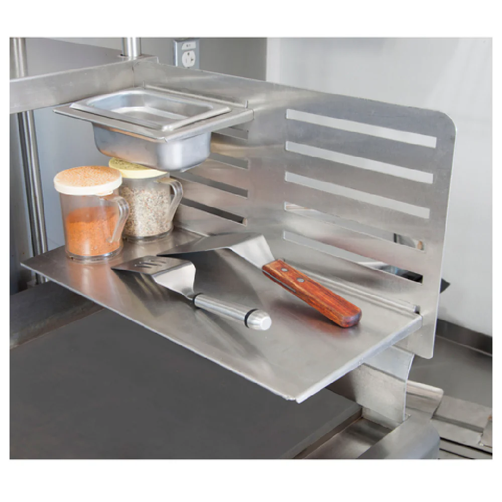 BK Resources GCP-3S-9P 18 Inch Shelf and 1/9 Pan Holder Stainless Steel GrillCook Pro