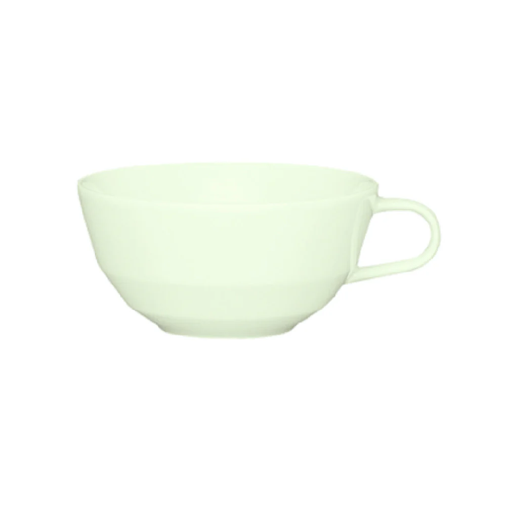 Libbey 9125187 12-3/4 Oz Porcelain Cafe Au Lait Cup Faceted Allure Design