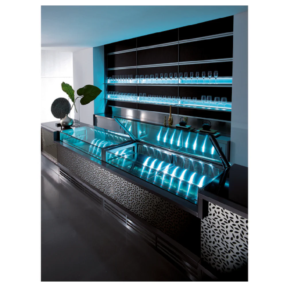 Howard-McCray LAR-RPH40-C20-46-79 79 Inch Refrigerated Display Case with LED Lighting Howard-McCray LAR-RPH40-C20-46-79 79 Inch Refrigerated Display Case with LED Lighting