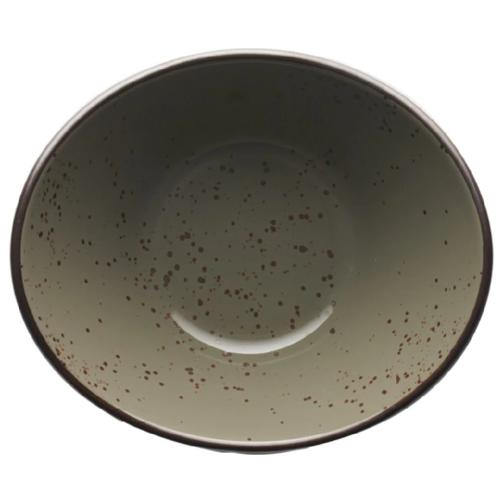 International Tableware SH-922-GS 12 Oz Bowl 6-1/2 Inch Oval Green Smoke Reactive Glaze International Tableware SH-922-GS 12 Oz Bowl 6-1/2 Inch Oval Green Smoke Reactive Glaze